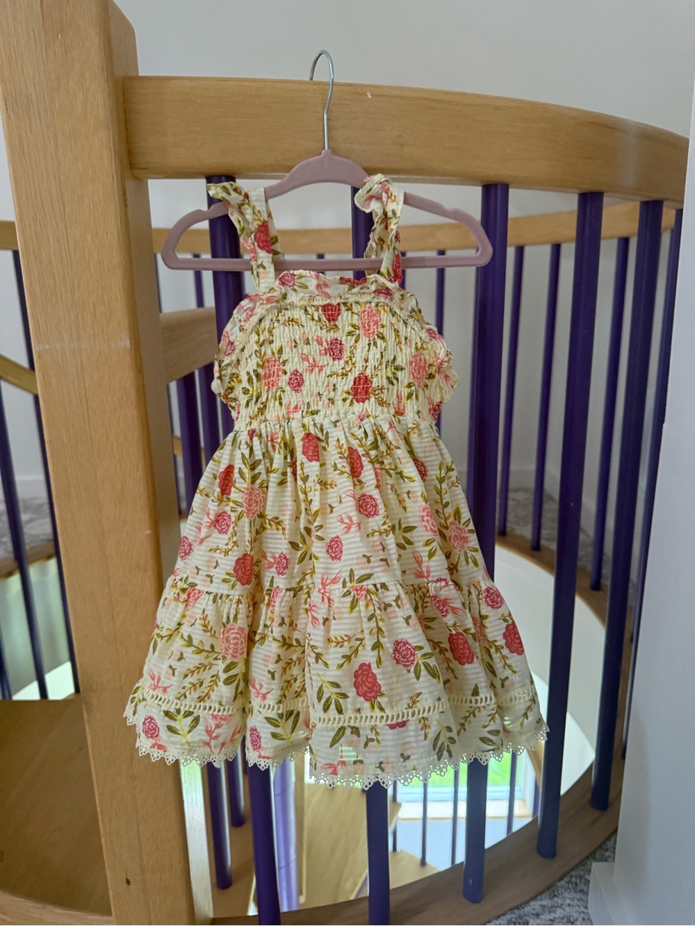 18M Cupcakes & Cashmere Toddler Girl’s  Floral Smocked Sundress NWOT